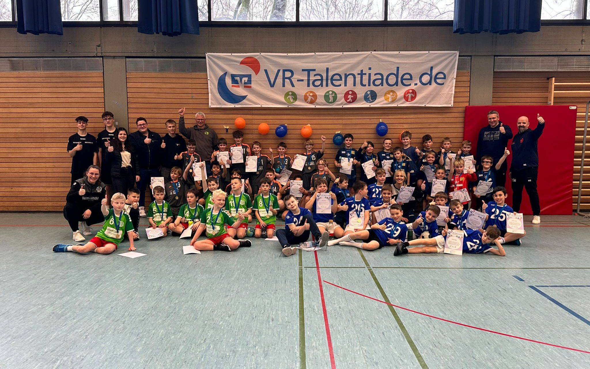 Volksbank Ostalb eG auf der Suche nach Handballtalenten