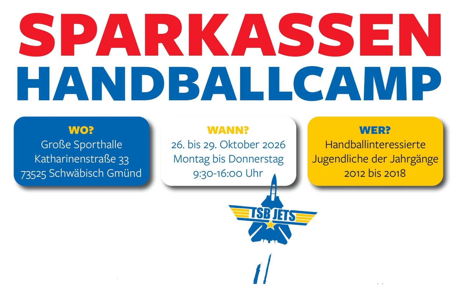 Sparkassen-Handballcamp des TSB Schwäbisch Gmünd geht in die zweite Runde